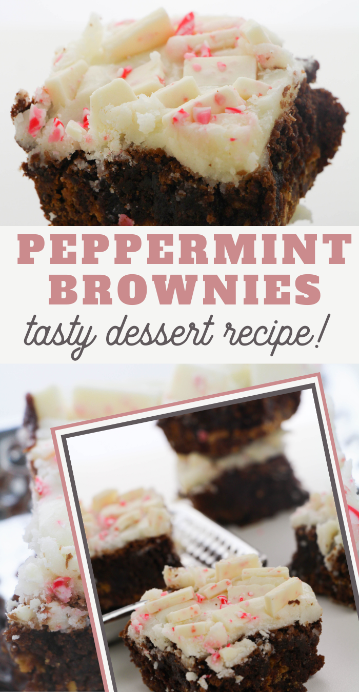 recipe for peppermint bark brownies