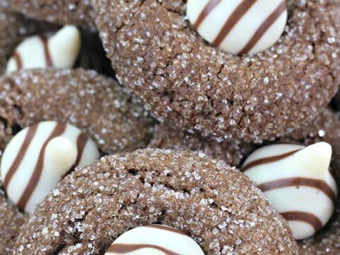 Image for Easy Gingerbread Kiss Cookies