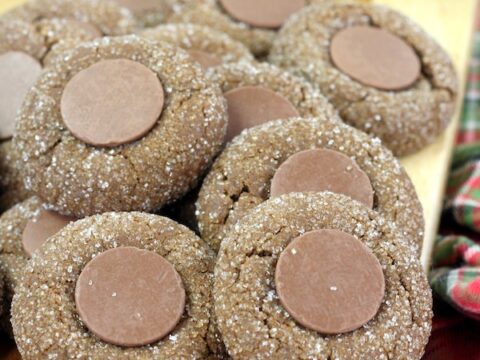 Image for Easy Gingerbread Thumbprint Cookies Recipe