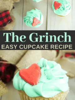 easy Grinch Cupcakes