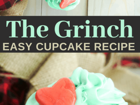 easy Grinch Cupcakes