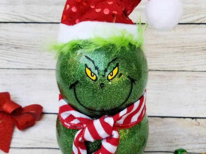 Image for Grinch Decorations: Cute and Using Dollar Store Supplies!