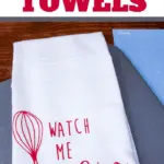 four design svgs of kitchen towels