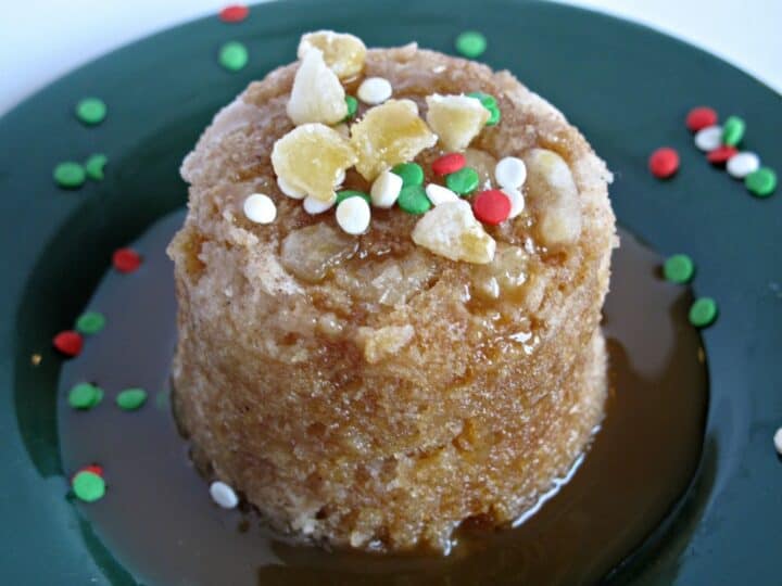 Image for Gingerbread Mug Cake with Caramel Syrup