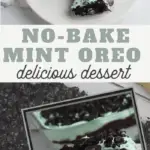 heavenly mint oreo dessert