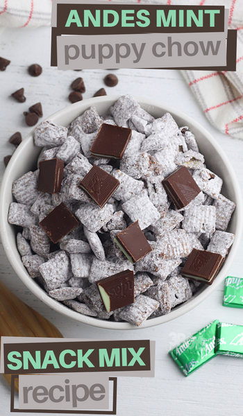 this chocolate and mint chex cereal snack recipe is ready to serve in no time