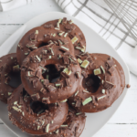 donuts with andes mint topping