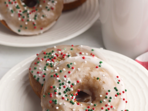 delicious sweet treat of gingerbread and cream cheese icing