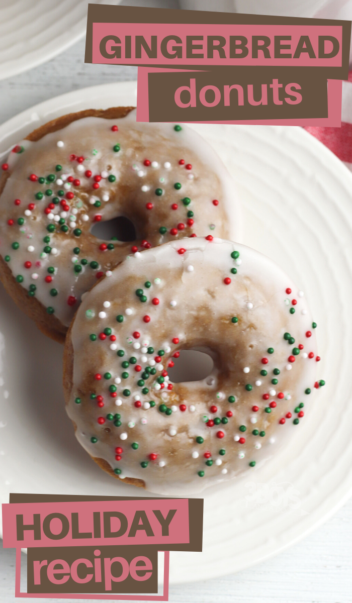 this gingerbread donuts recipe is perfect for an indulgent breakfast treat or dessert