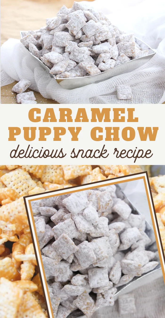 caramel puppy chow recipe