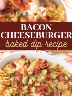 bacon cheese and ground beef makes a great super bowl dip