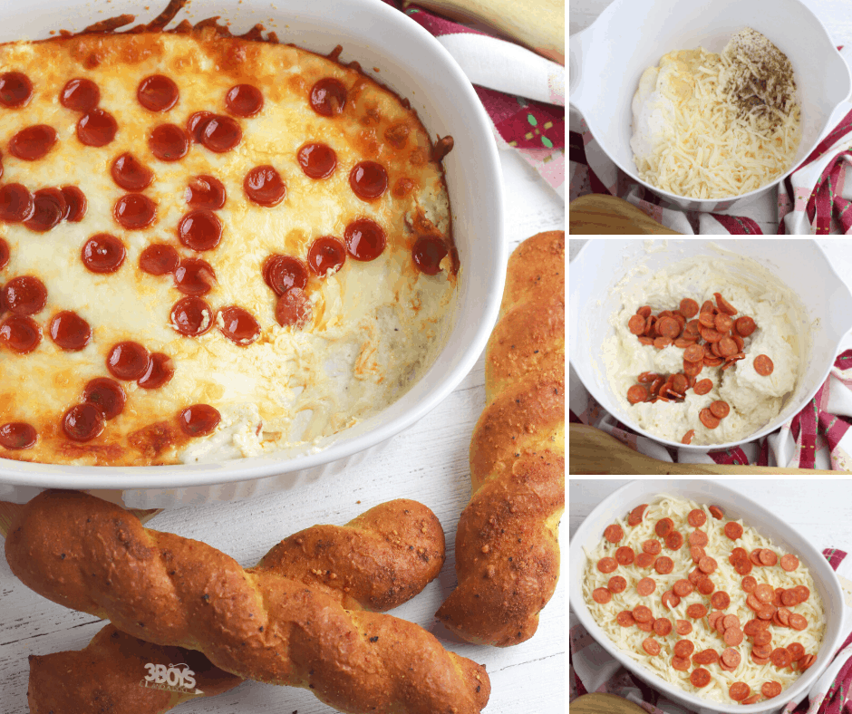 pepperoni and cheese dip