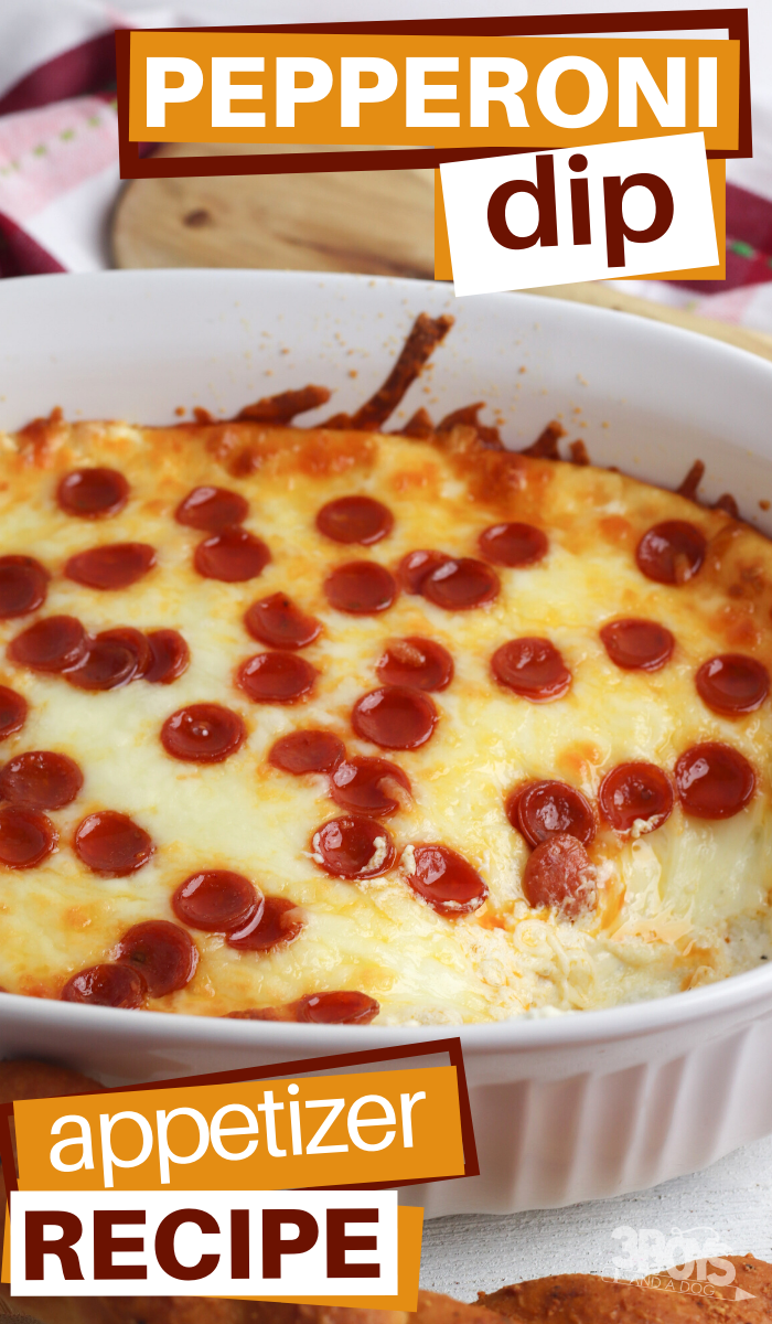 delicious appetizer recipe cheesy pepperoni dip