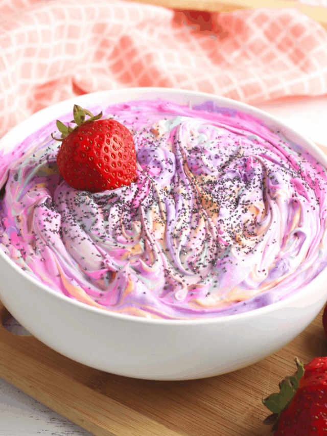 sweet rainbow fruit dip