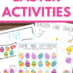 easter themed activity worksheets for preschoolers