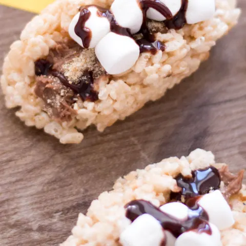 these adorable rice krispie tacos are easier to make than they look