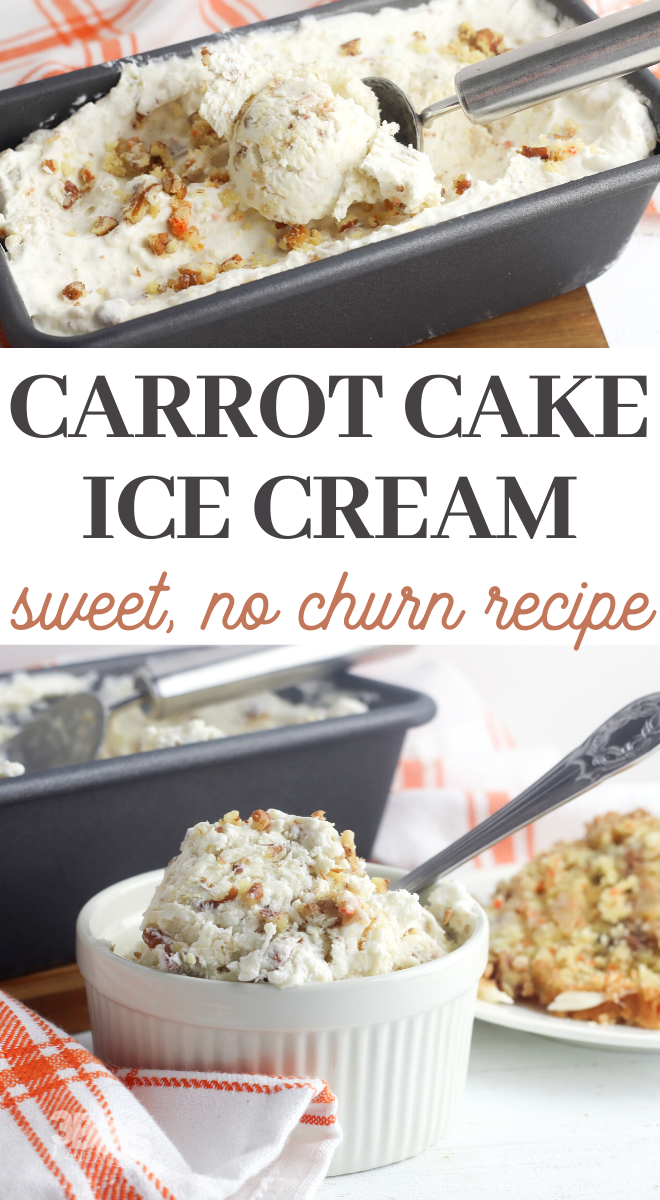 how to make carrot cake flavored ice cream in your freezer