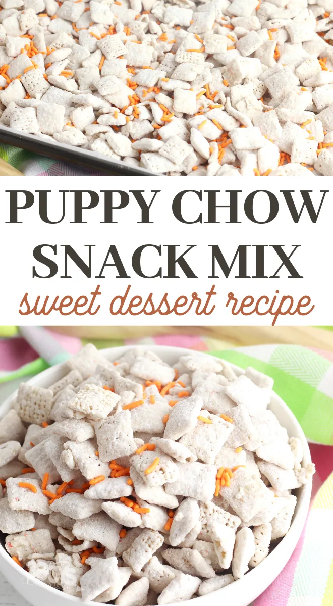 how to make carrot cake flavored puppy chow chex mix