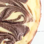 cheesecake and brownies come together in this delicious marbled dessert