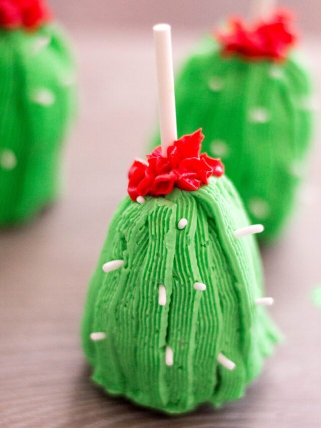 Cactus Cake Pops Recipe for Cinco de Mayo