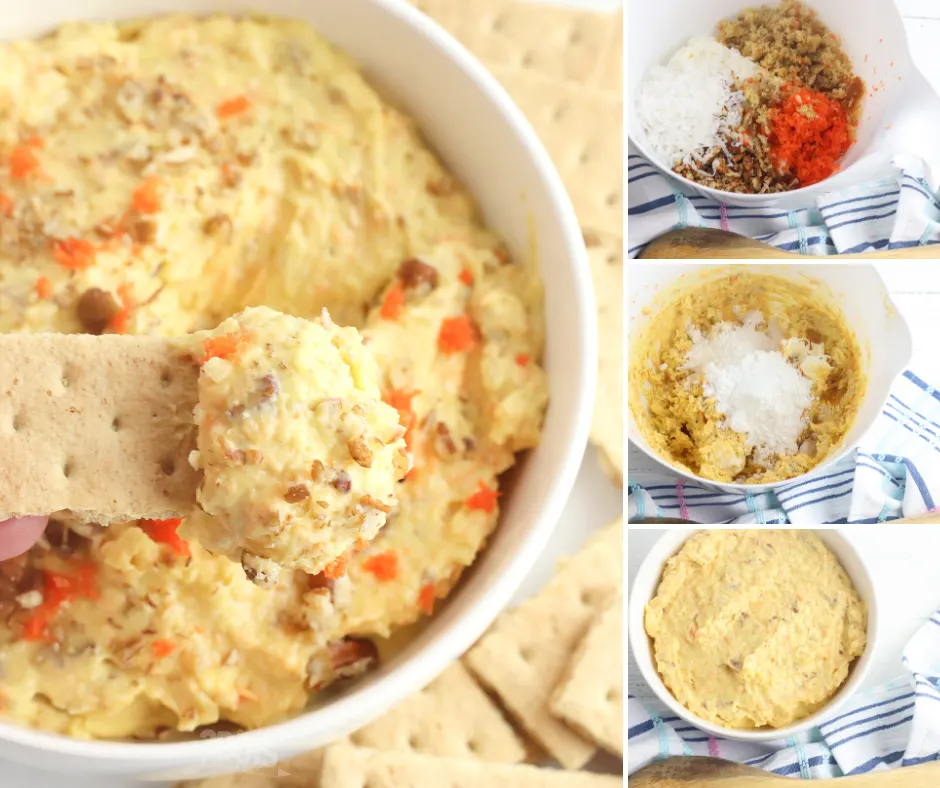 carrot cake dip recipe perfect for Easter appetizers