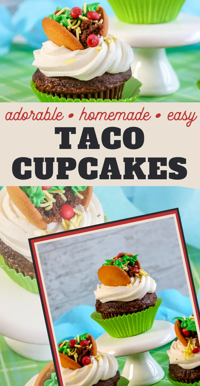 adorable taco cupcakes look so realistic