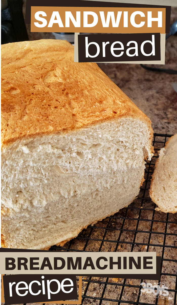 mix and bake this white bread in the machine