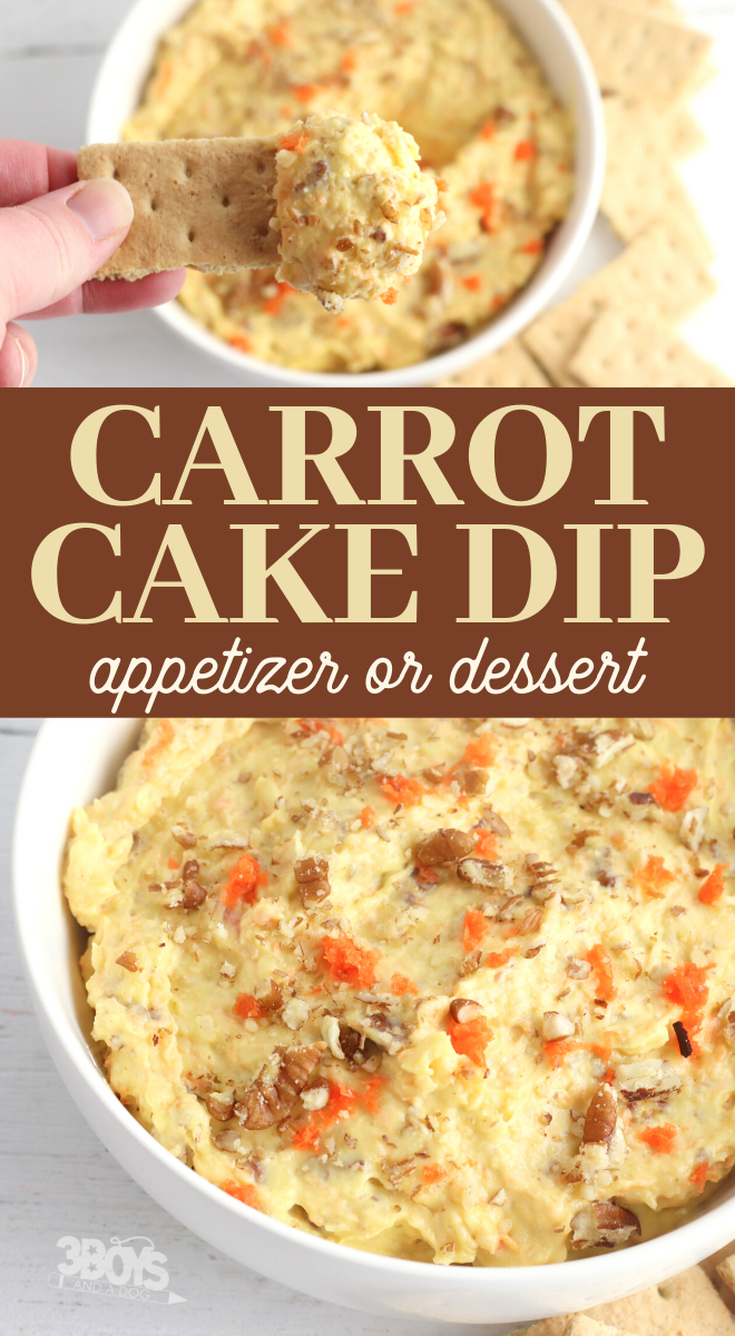 carrot cake dip recipe