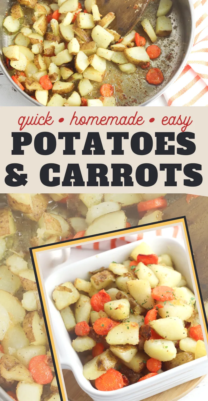 simple but delicious carrot and potatoes recipe