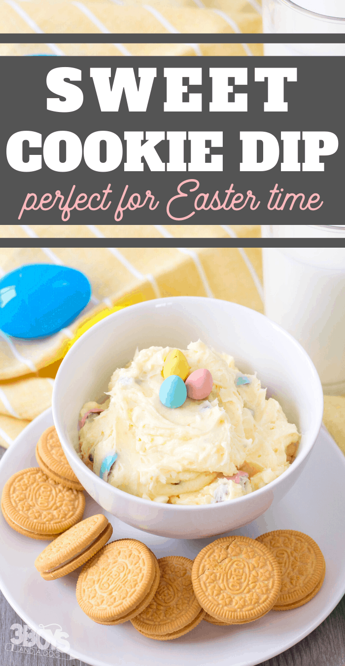 delicious cookie dip for Easter time