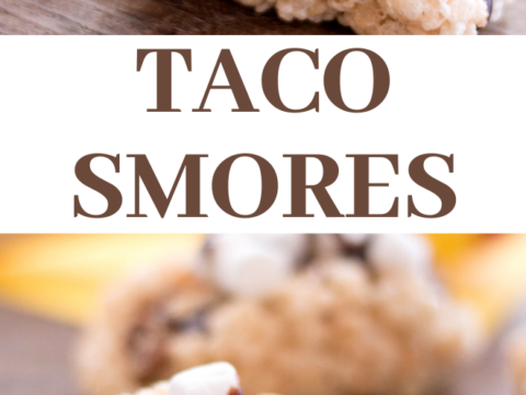 how to make these taco smores rice krispie treats for cinco de mayo