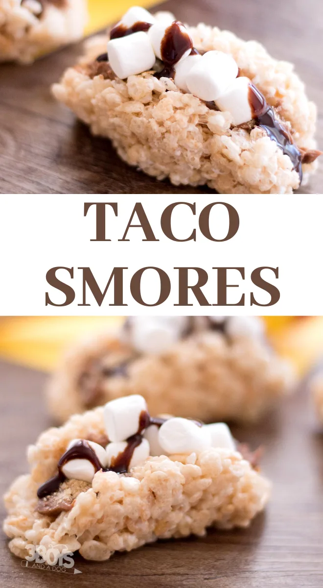 how to make these taco smores rice krispie treats for cinco de mayo