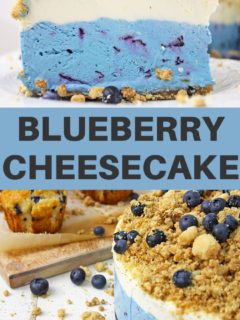 blueberry muffin cheesecake dessert recipe