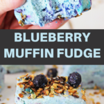 blueberry muffin fudge dessert recipe