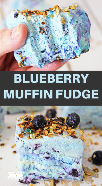 blueberry muffin fudge dessert recipe