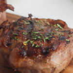 fresh beef tenderloin grilled on an indoor grill