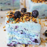 sugared blueberries and toasted oatmeal make a delicious and gorgeous fudge recipe that is perfect for anytime