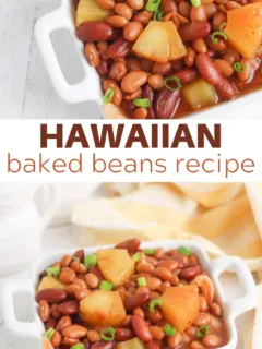 baked beans with hawaiian flavors