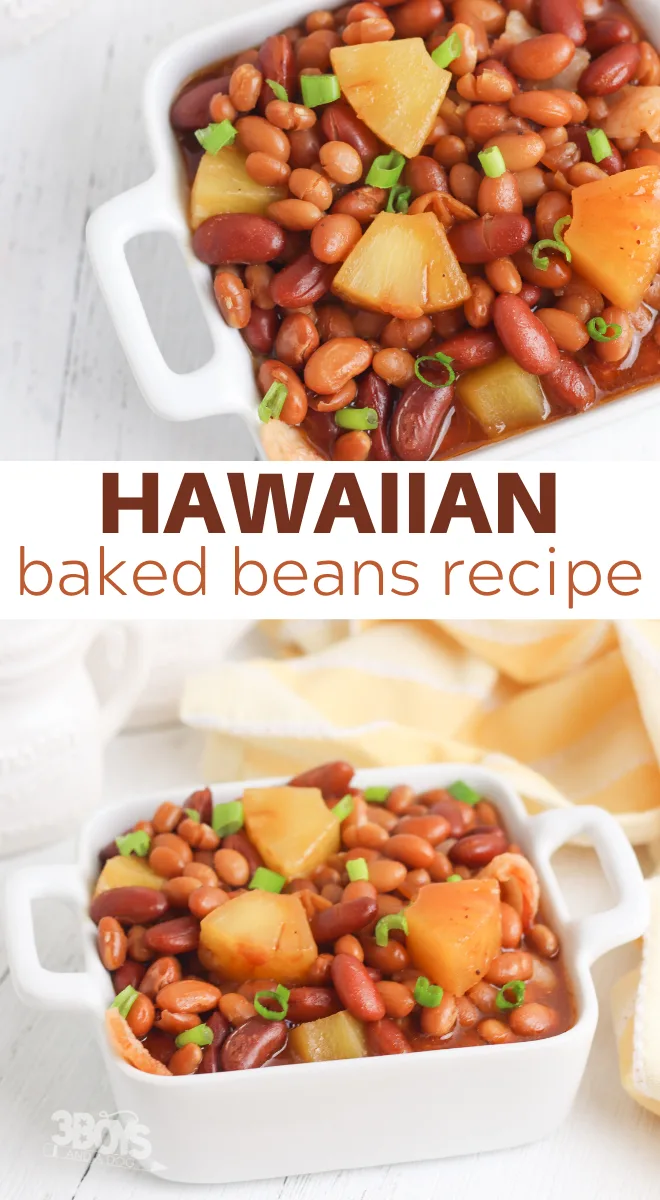 baked beans with hawaiian flavors