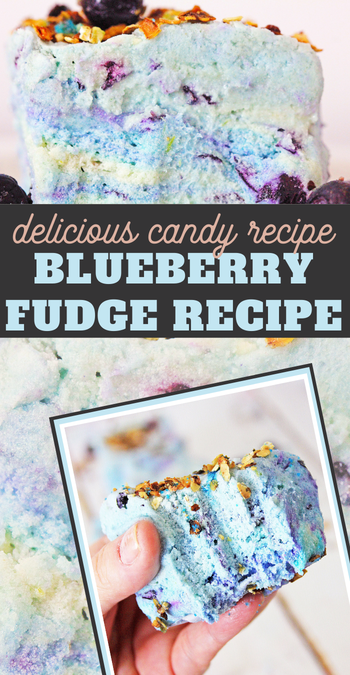 the sugared berries on top of this blueberry muffin fudge makes a delicious difference to an already amazing fudge recipe that will surely wow your guests
