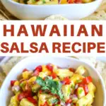 fresh pineapple and mago go together to create this yummy hawaiian salsa recipe