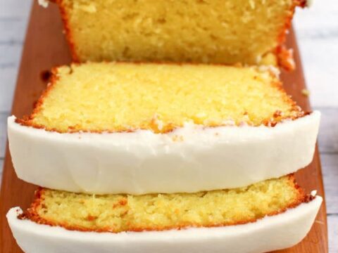 Image for Copycat Starbucks Lemon Loaf {With Lemon Glaze!}