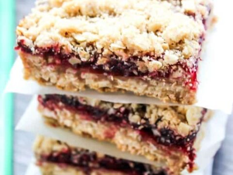 Image for Copycat Starbucks Michigan Cherry Oat Bars