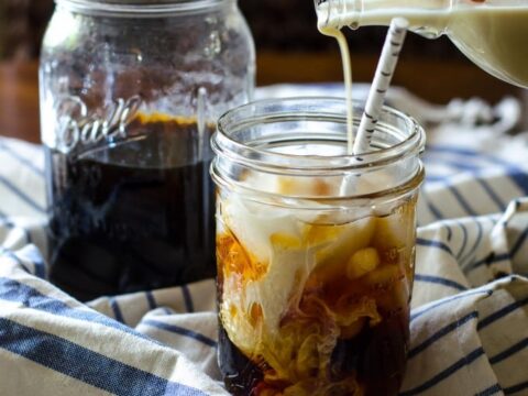 Image for Cold Brew Coffee with Sweet Vanilla Cream