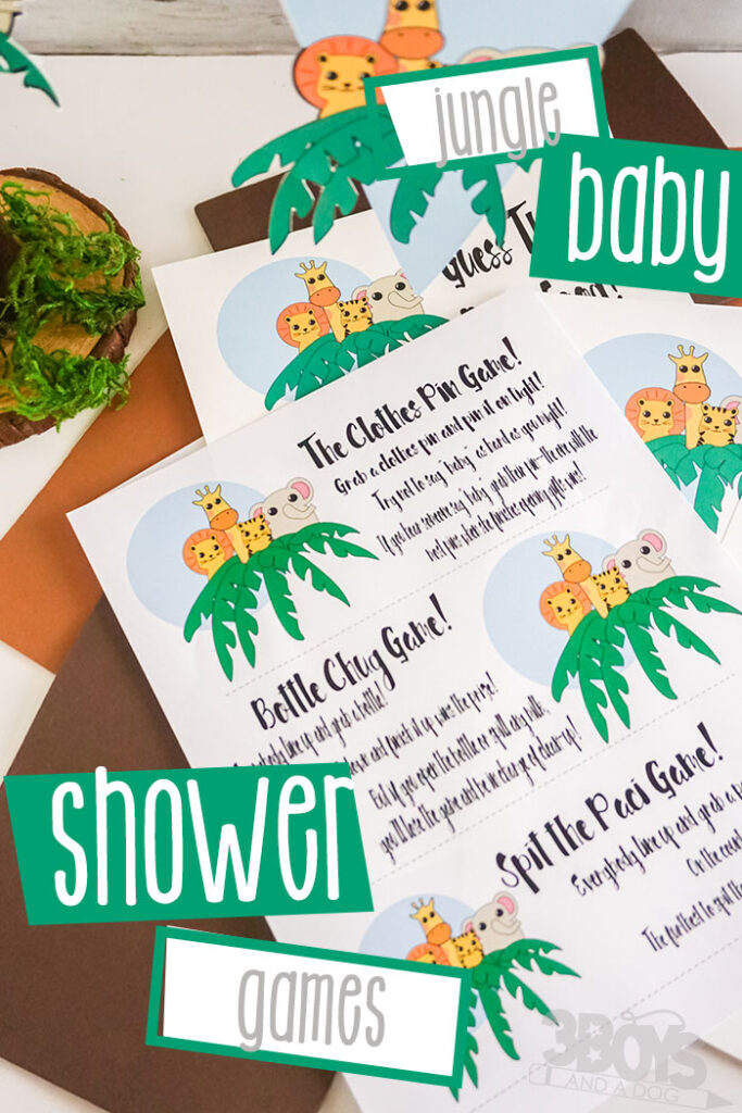 Jungle Theme Baby Shower Games