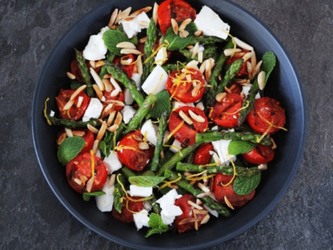 Image for Chargrilled Asparagus with Feta and Mint