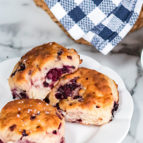 Homemade Blackberry Biscuits