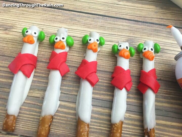 Image for Snowman Pretzels With Earmuffs
