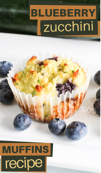 easy blueberry zucchini muffins recipe