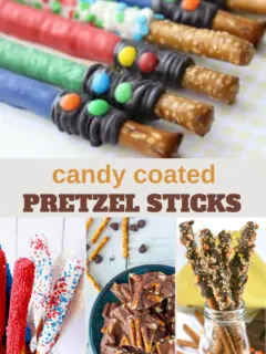 so many different chocolate covered pretzel sticks